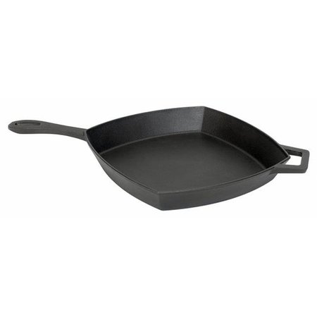 BAYOU CLASSIC Bayou Classic 7433 12 in. Cast Iron Square Skillet; Black 7433